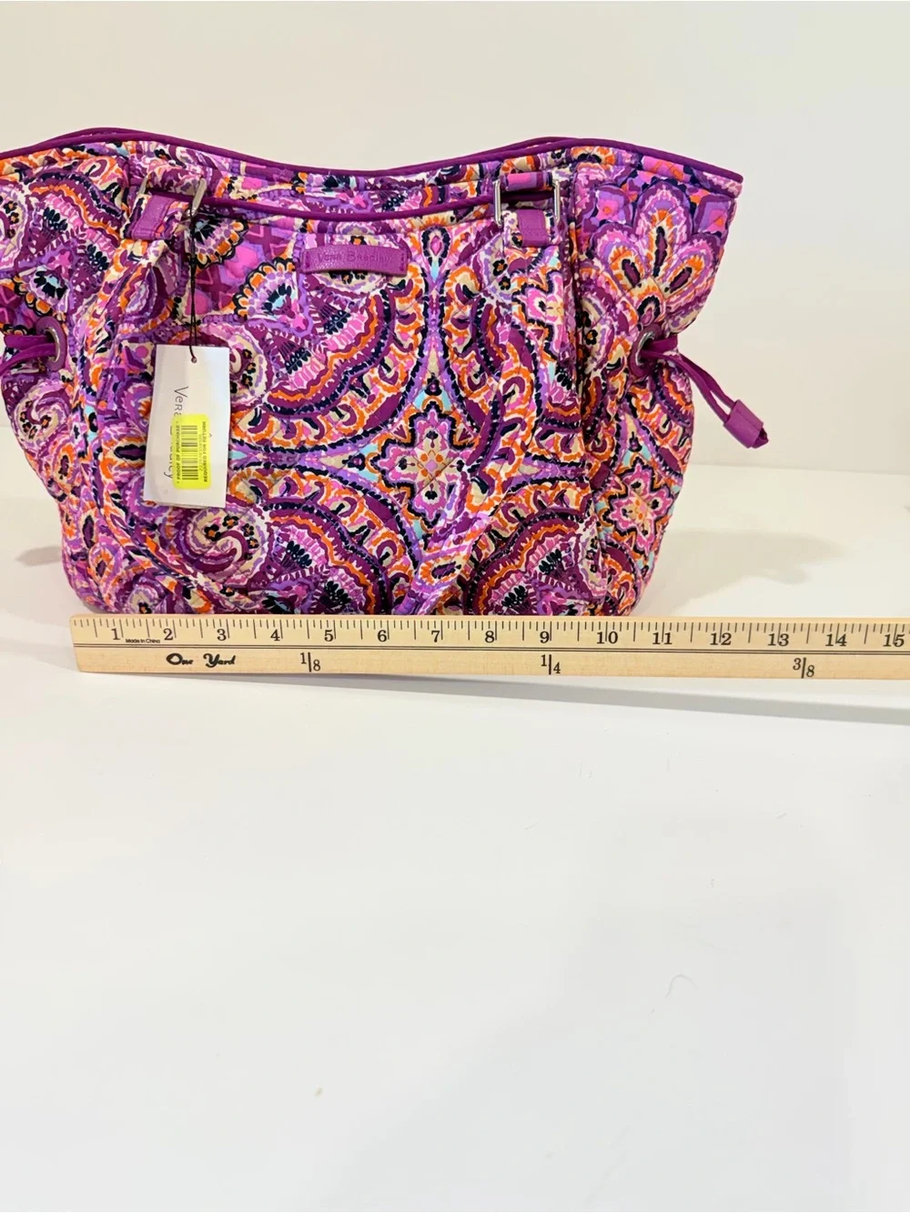 Vera Bradley Iconic Glenna Satchel Dream Tapestry NWT Retired Purple Paisley Bag